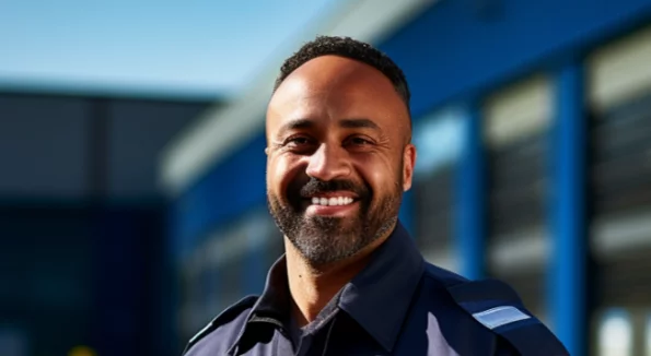 Mitarbeiter im Kassaschutz